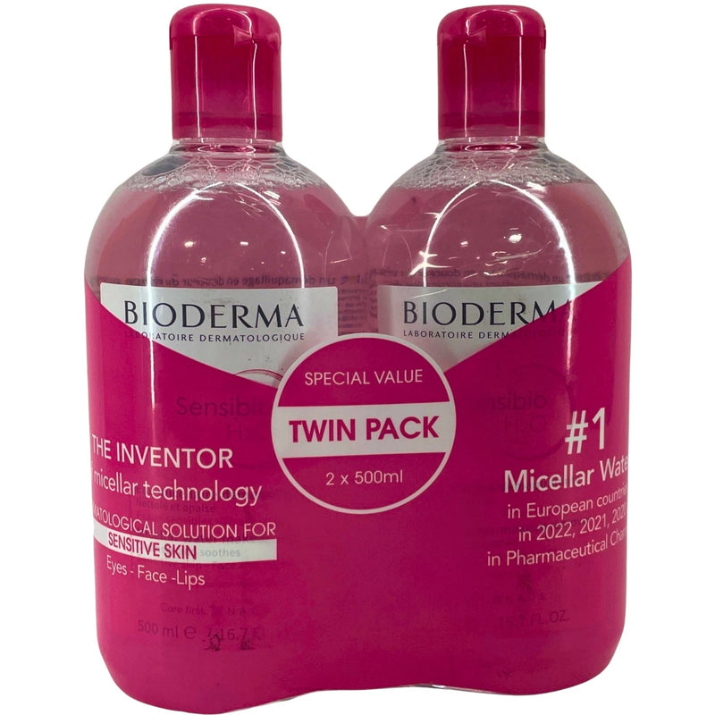 Bioderma Sensibio H2O Micellar Water Cleansing Solution Sensitive Skin 500 mL Tw