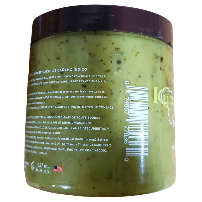 Kuza 100% Indian Hemp Hair & Scalp Treatment Natural Herbs 7.7 oz / 218 g 3 Pack