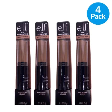 e.l.f. Lip Exfoliator Brown Sugar 0.1 oz 4 Pack New