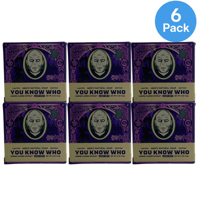 Dr. Squatch Harry Potter You Know Who Natural Men's Soap Bar Light Grit 5 oz 6 P