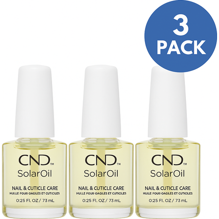 CND SolarOil Nail & Cuticle Care 0.25 oz 3 Pack New