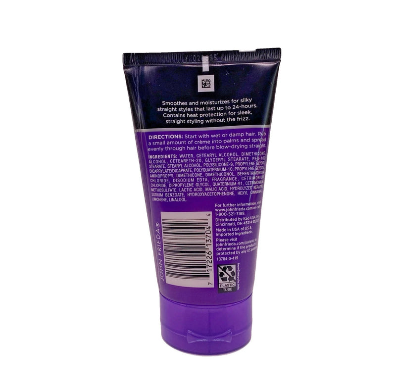 John Frieda Frizz Ease Straight Fixation Styling Crème Smooth Hair 5 oz 4 Pack