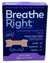 Breathe Right Nasal Strips Lavender Scented 52 Total Exp 06/30 Pack of 2 New