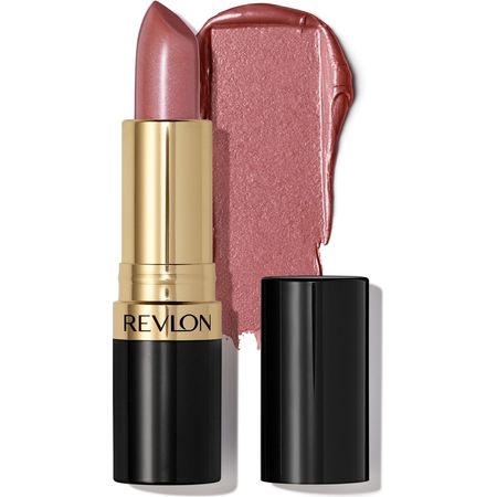 Revlon Super Lustrous Pink Pearl lipstick - vibrant pink shade with glossy lustrous finish