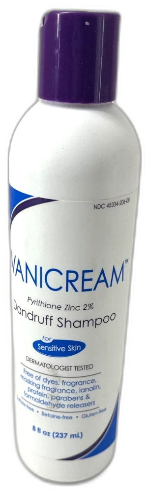 Vanicream Dandruff Shampoo Pyrithione Zinc 2% Exp 03/27 Pack of 2 New