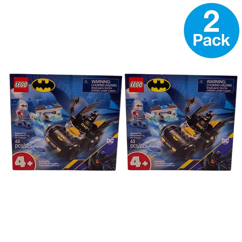 LEGO Batman Batmobile vs Mr Freeze 76301 63 Pc 2 Pack New
