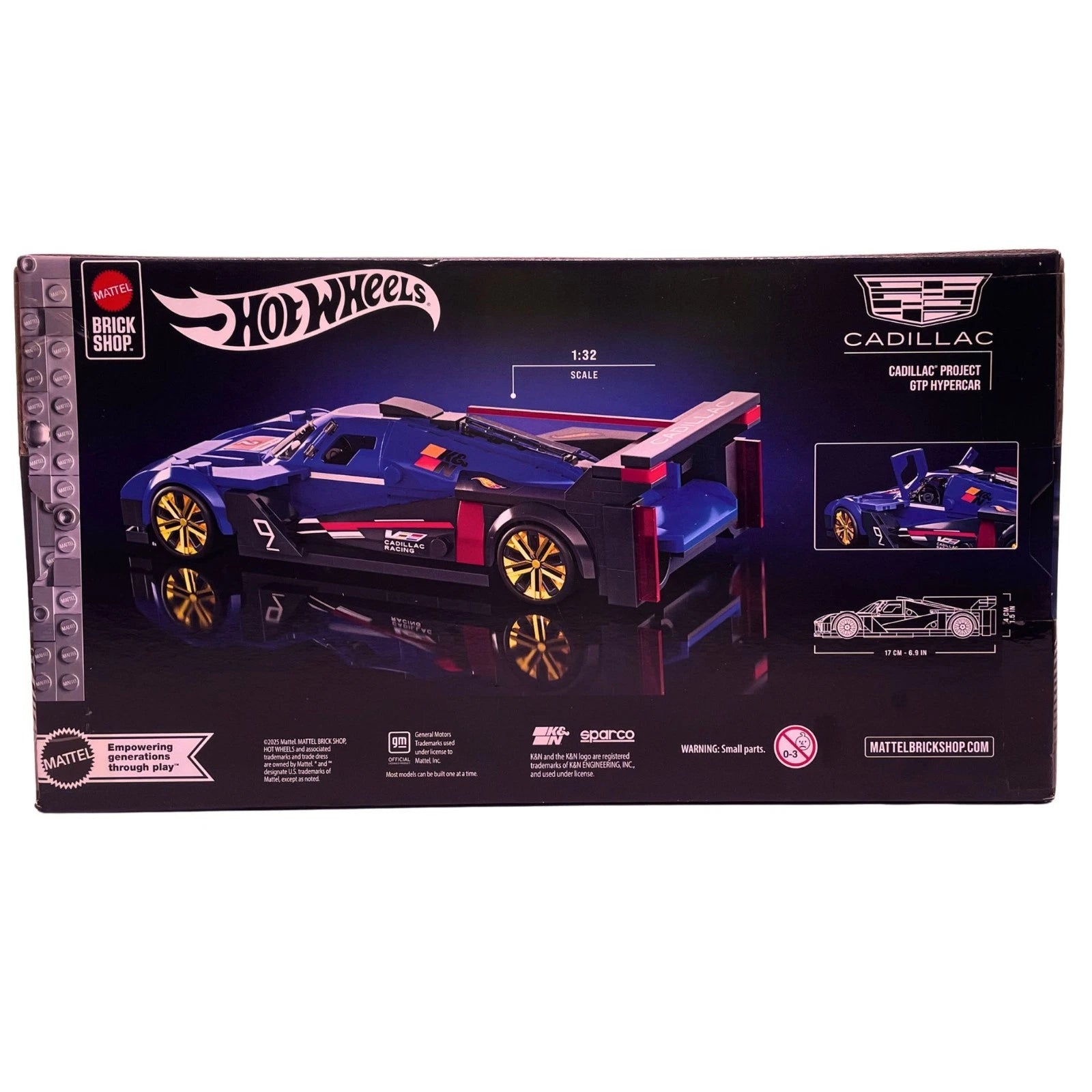 Hot Wheels Cadillac Project GTP Hypercar 236pcs Building Set 2 Pack New