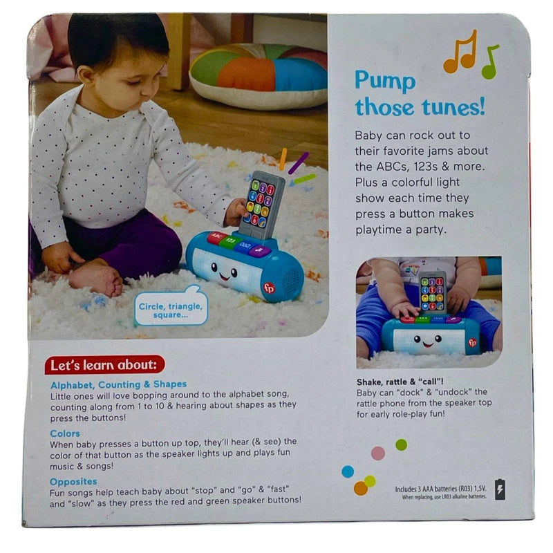 Fisher-Price Laugh & Learn Light Up Learning Speaker and Toy Phone Set New