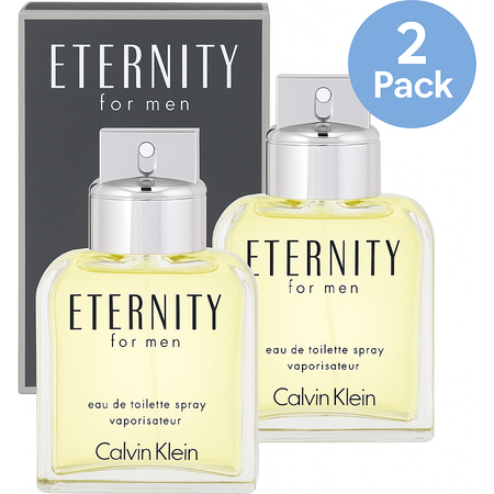 Calvin Klein Eternity for Men 1.7 oz Eau de Toilette Spray 2 Pack New