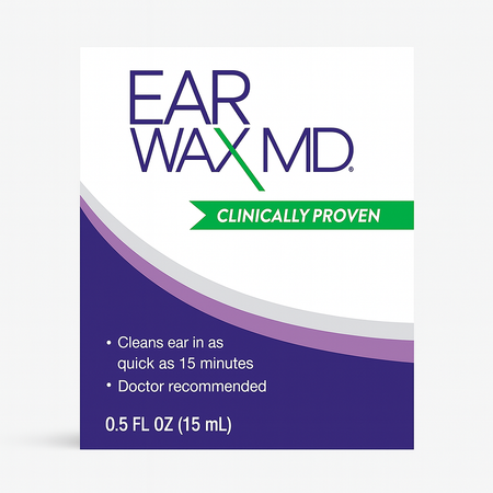 Ear Wax MD Cleaner 0.5oz bottle - earwax removal product