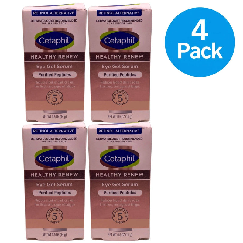 Cetaphil Healthy Renew Eye Gel Serum Purified Peptides 0.5oz 4 Pack New