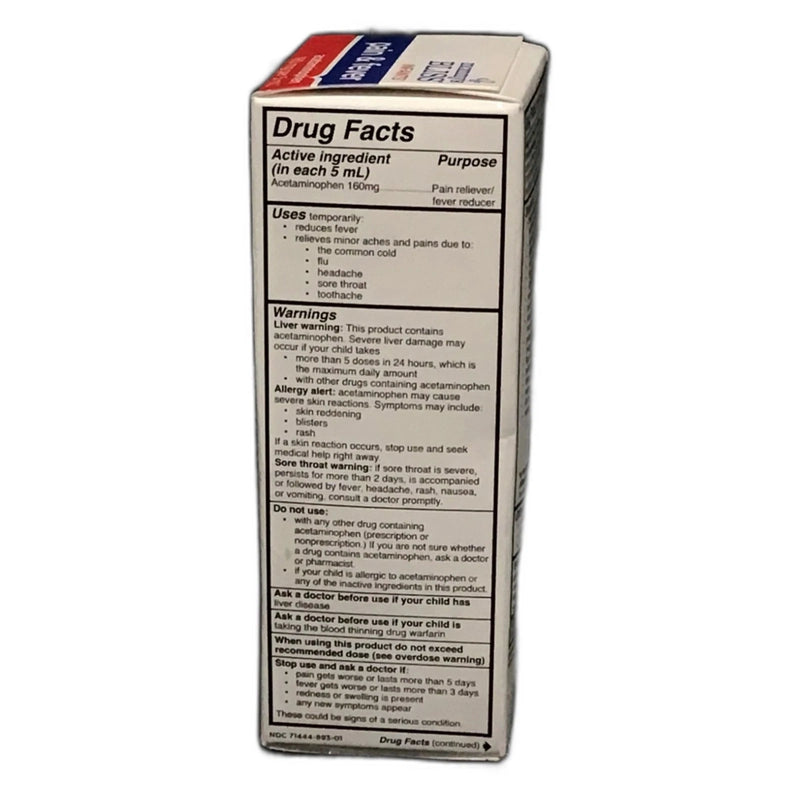 Mommy's Bliss Children's Pain & Fever Acetaminophen - 4 Exp 03/27 Pack of 5 New