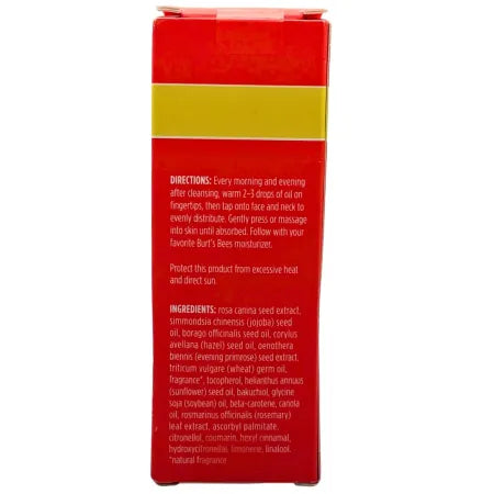 Burt’s Bees Facial Oil Rosehip Seed Extract 0.51oz – 2 Pack – New 2