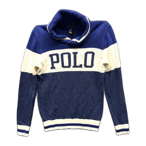 Polo Ralph Lauren Sweater Blue and beige Size 18-20 Boys/Girls NWOT