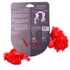 Playology Dri-Tech Rope Dog Toy - All-Natural Beef Scent, Small, Red (2 Pack)