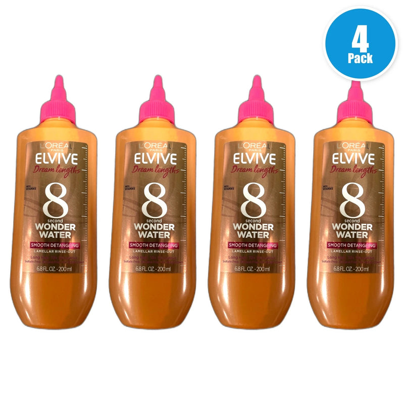 L'Oreal Paris Elvive Dream Lengths 8 Second Wonder Water Pack of 4 New