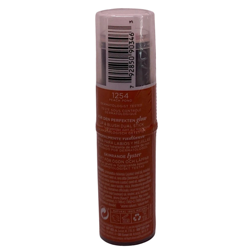 Burt's Bees All Aglow Lip & Cheek Stick Peach Pond 2 Pack