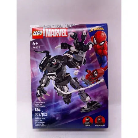 LEGO Marvel Venom Mech Armor vs. Miles Morales Set