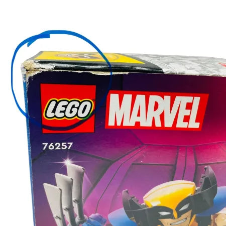 LEGO Marvel Wolverine Construction Figure 327 Pcs 1 Pack New (DAMAGED BOX)