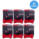 Playology Dual Layer Beef Scent Dog Bone Medium 6 Pack New