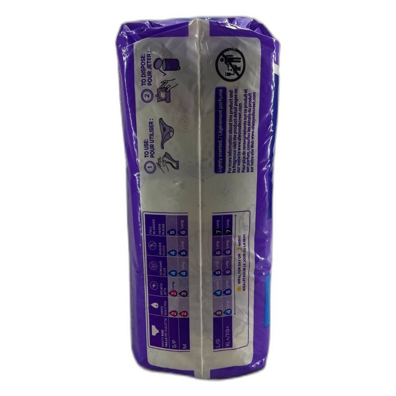 Always Discreet Incontinence Postpartum Pad Regular Moderate Absorbency New