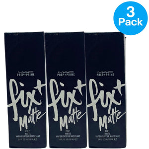 MAC Prep + Prime Fix+ Matte Vaporisateur Matifiant Setting Spray 3.4 fl oz 3 Pac