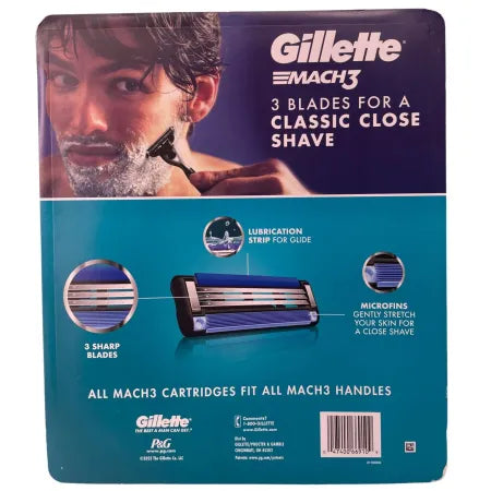 Gillette Mach3 Razor Cartridges 20 Count Pack New