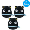 Squishmallows Black Cat Plush 3 Pack New