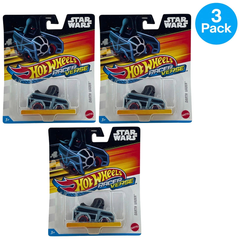 Hot Wheels RacerVerse Star Wars Darth Vader Die-Cast Car 3 Pack New