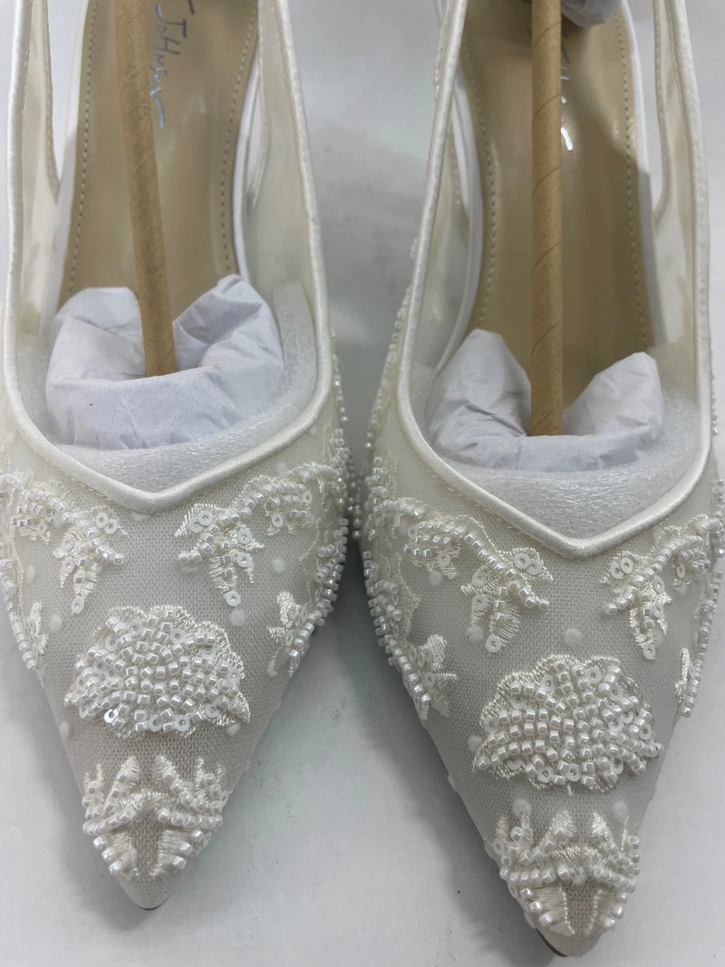 Betsey Johnson Heels Ivory Size 9.5M Women's NWT