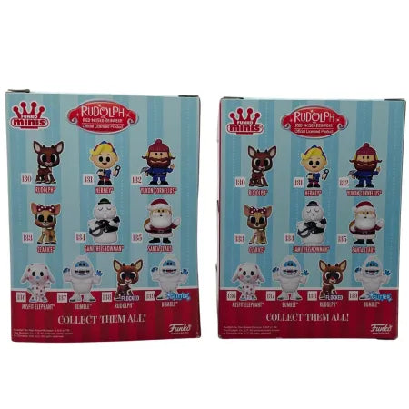 Funko Minis Rudolph & Santa Claus Vinyl Figures 2-Pack New