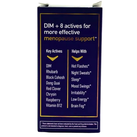 SM Nutrition DIM Hormone Balance Menopause Support Extra Strength 30 Caps 1/2026 4