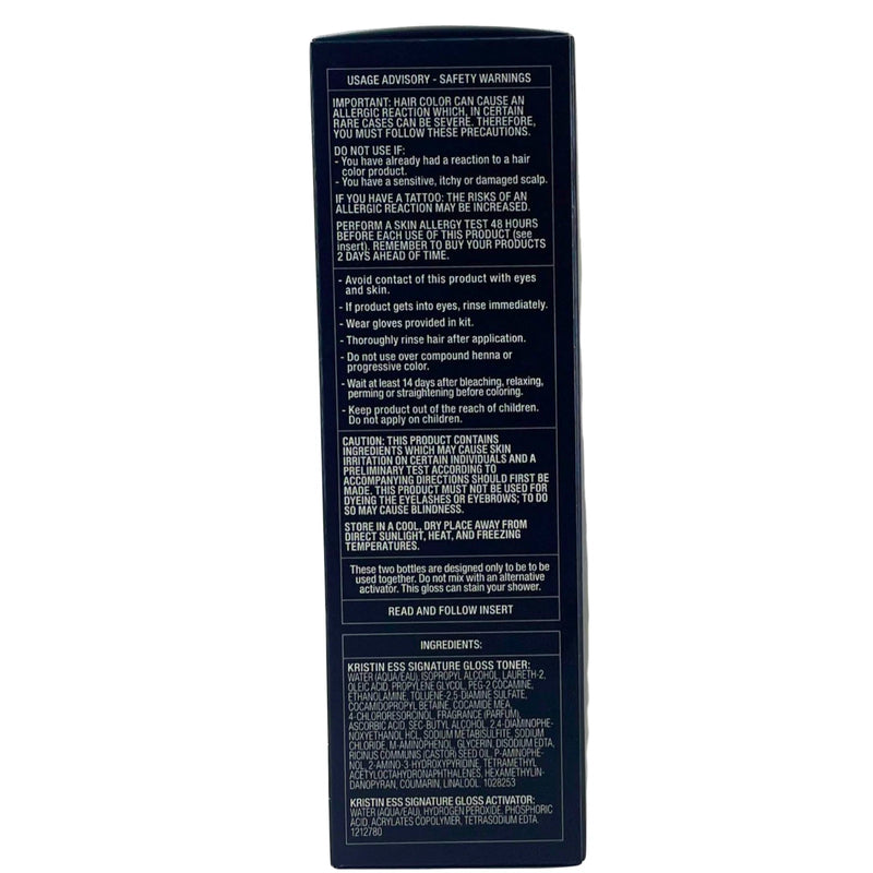 Kristin Ess Hair Signature Gloss In-Shower Toning Treatment Black Iris 3 Pack Ne