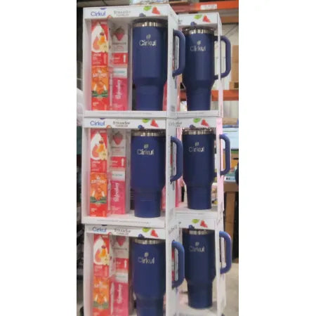 CIRKUL Midnight Blue 40oz StrawSip Tumbler