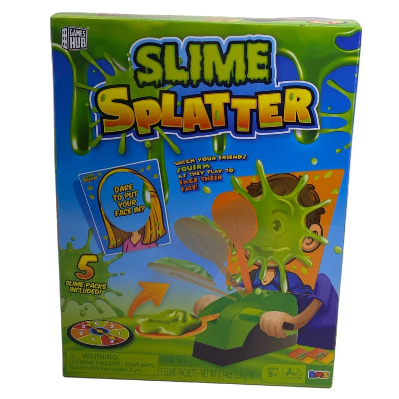 Slime Splatter Family Game Set w/ 5 Slime Packs Included 4 Pack