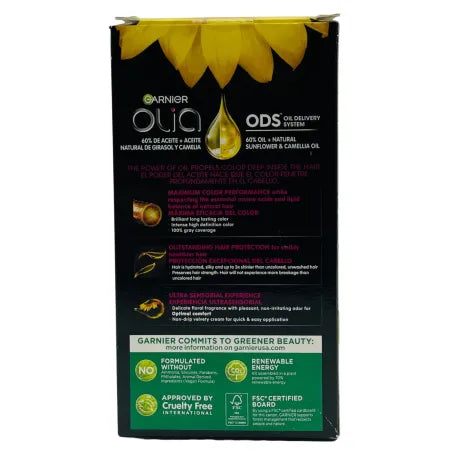 Garnier Olia 4.0 Dark Brown Permanent Hair Color – 3 Pack – New