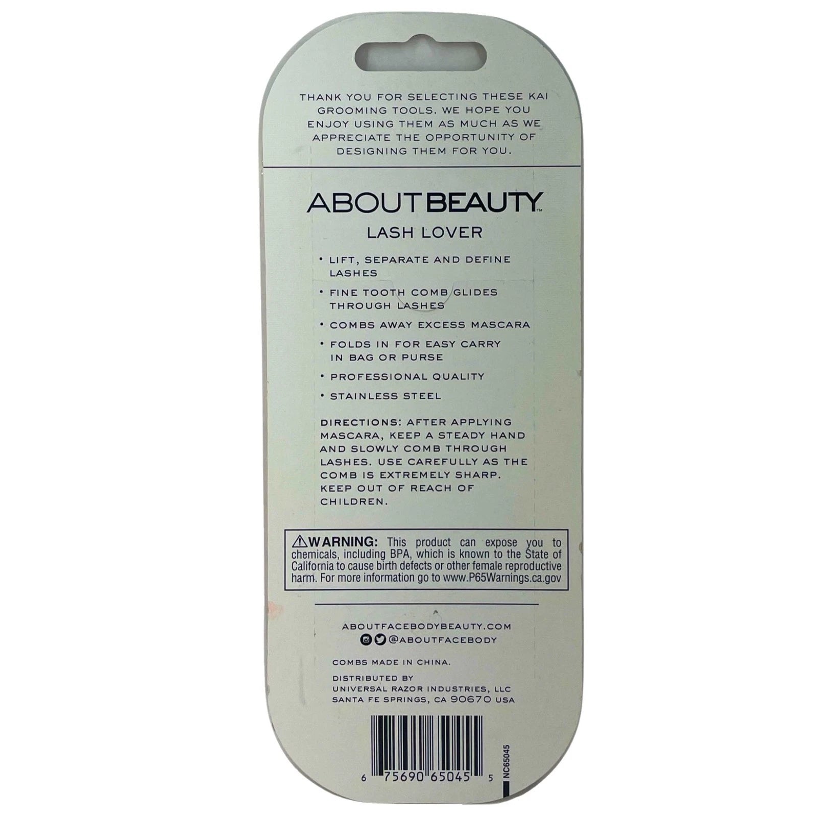 About Beauty Lash Lover Folding Eyelash Combs Separate & Define 3 Pack New 2