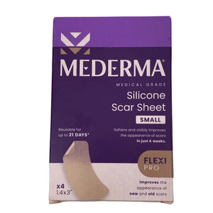 Mederma Medical Grade Silicone Scar Sheets Small 4 Count Flexi Pro New