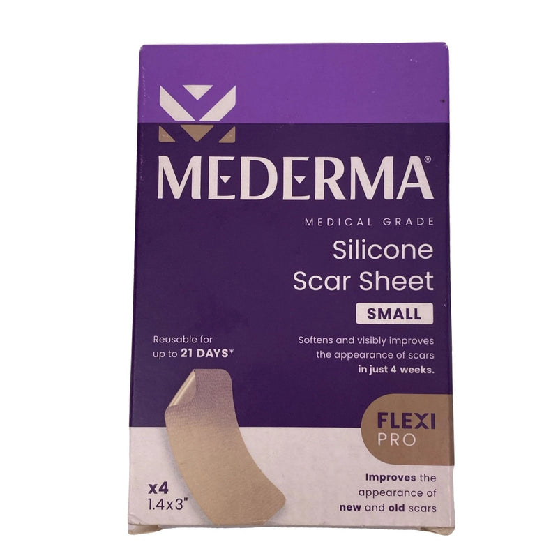 Mederma Medical Grade Silicone Scar Sheets Small 4 Count Flexi Pro New