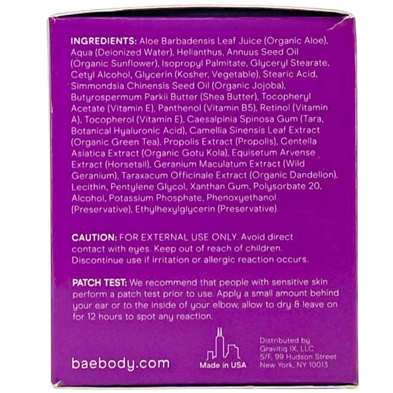 Baebody Retinol Moisturizer Cream for Face and Eye Area Fine Lines 1 Pack New