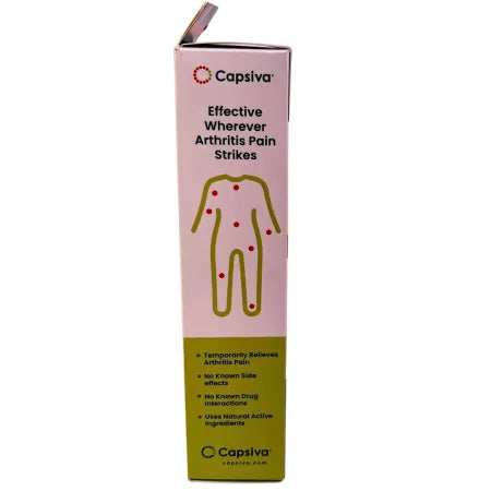 Capsiva Arthritis Pain Relief Gel 3 oz 2-Pack – Homeopathic, Odor Free