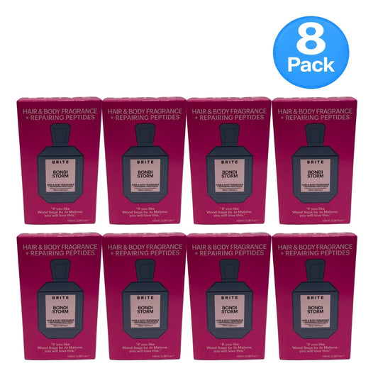 BRITE Bondi Storm Hair and Body Fragrance 3.38 oz bottle 8 pack display