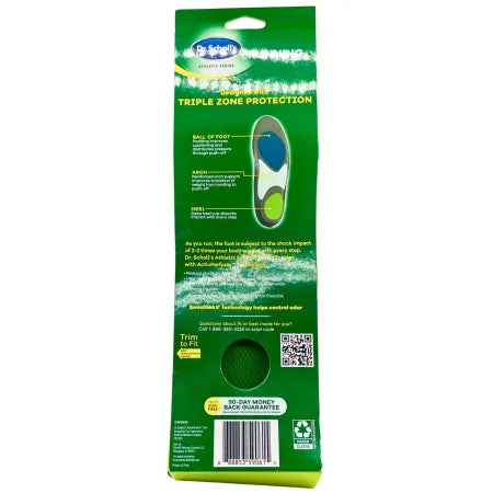 Dr. Scholl’s Running Insoles Men’s Sizes 10.5–14 – 1 Pair – New 2