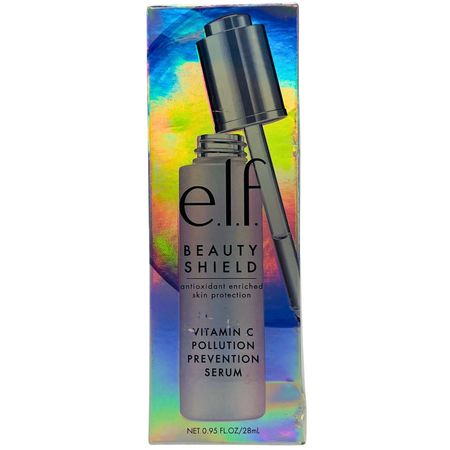 e.l.f. Beauty Shield Vitamin C Pollution Prevention Serum 0.95 Oz (1 Pack) New 1
