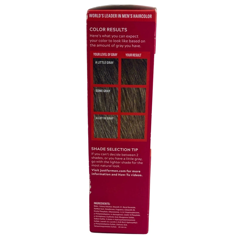 Just For Men Easy Comb-In Color Haircolor Light Brown A-25 Targeted Gray Coverag