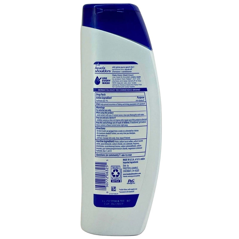 Head & Shoulders 2 in 1 Men Pure Sport 12.5 OZ 3 Pack EXP 06/2027