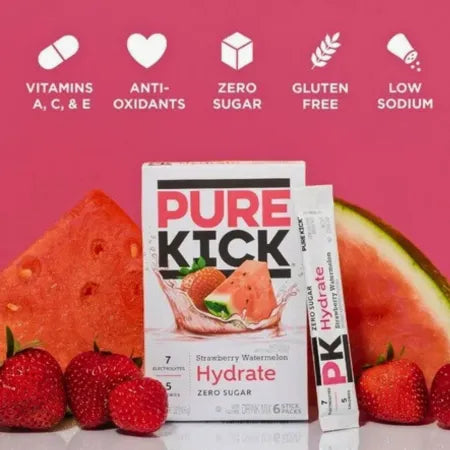 Pure Kick Hydrate Strawberry Watermelon 6ct – 12 Pack – New EXP 08/2027 3