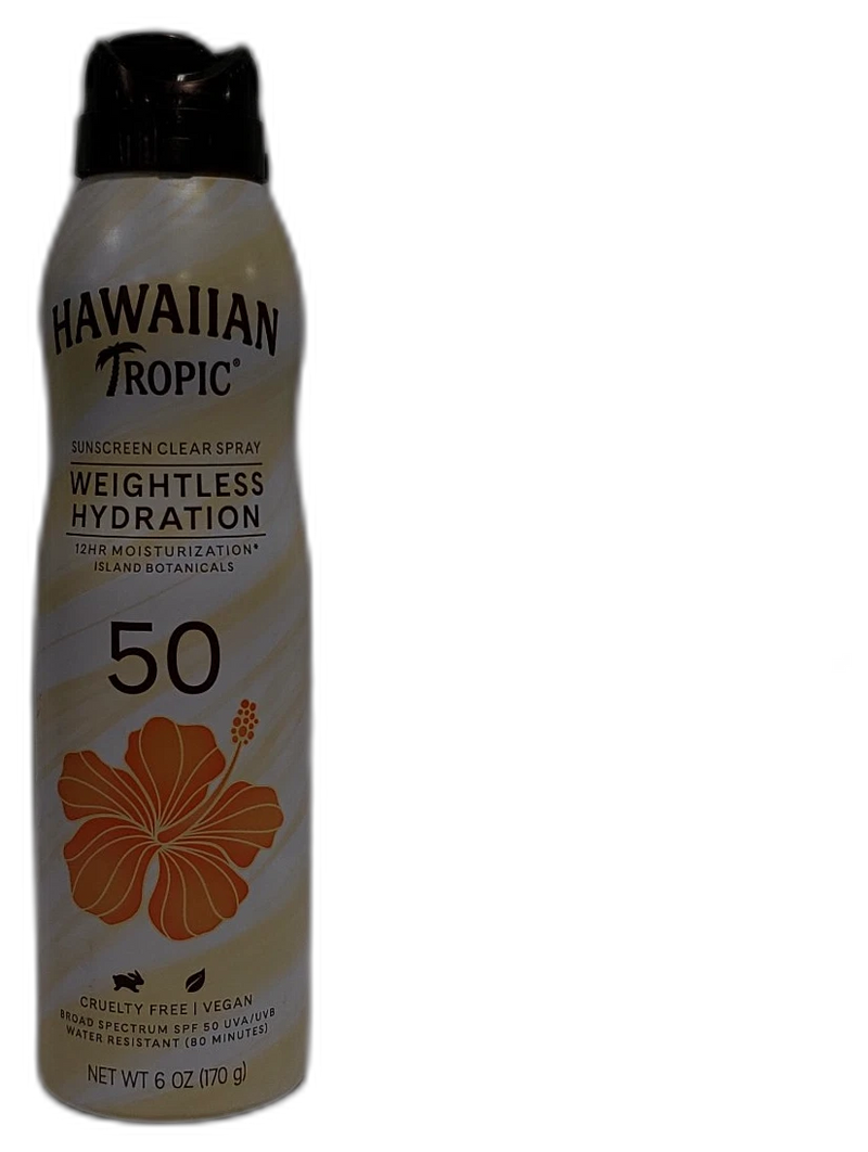 Hawaiian Tropic Weightless Hydration Sunscreen Clear Exp 03/27 Pack of 3 New