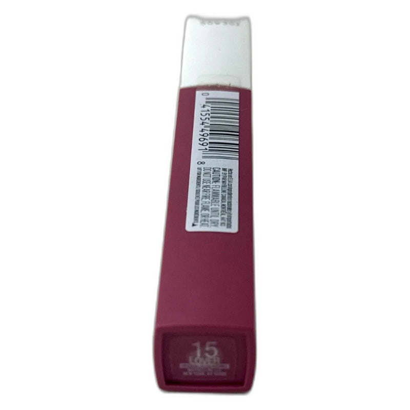 Maybelline SuperStay Matte Ink Liquid Lipstick 15 Lover 0.17 15 Pack of 2 New