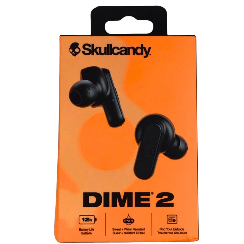 Skullcandy Dime 2 True Wireless Earbuds Black Built-in Tile Finding Tech IPX4